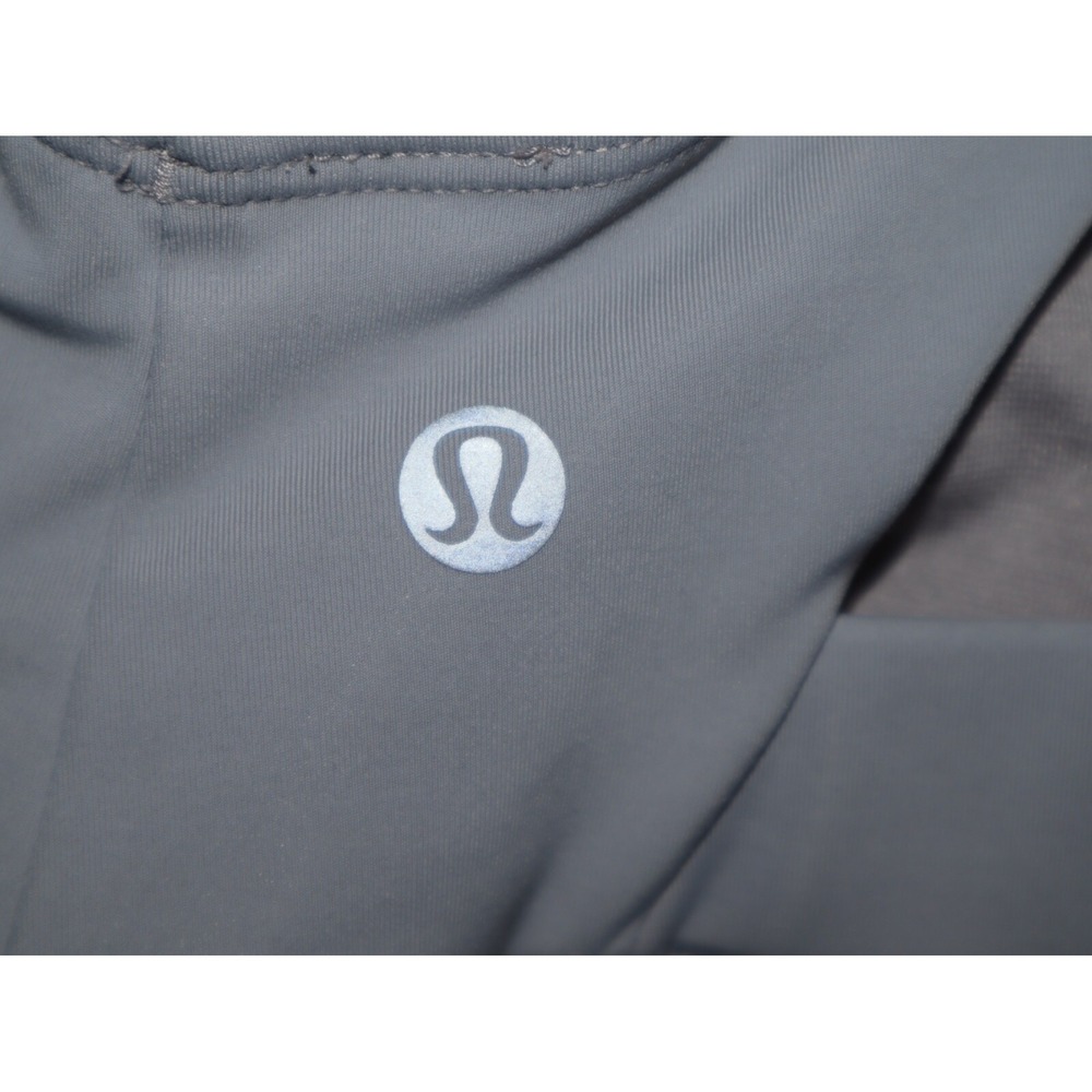 Lululemon Sports Bra Women 2 Gray Tough‎ Train High Neck Athleisure Yoga Train - Picture 5 of 6